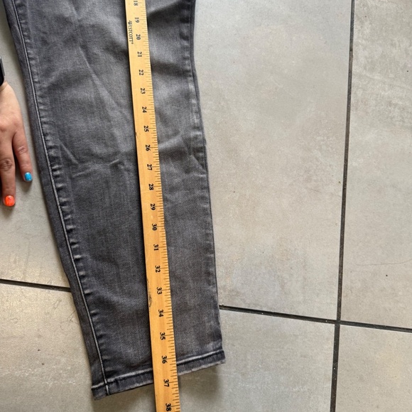 Terra & Sky Skinny Jeans Plus Size 20W Petite High Rise Gray Stretch Denim NWT - Picture 12 of 13